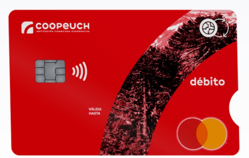Así luce la Tarjeta de Débito de Coopeuch.