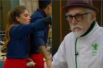 "No se encuentra en condiciones": Karen Bejarano abandonó el set de "El Discípulo del Chef" tras tenso momento protagonizado por Ennio Carota