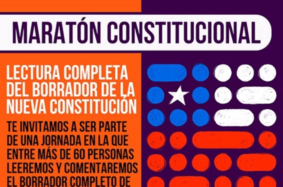 Maratón Constitucional: Realizan jornada de lectura completa del borrador de Nueva Constitución