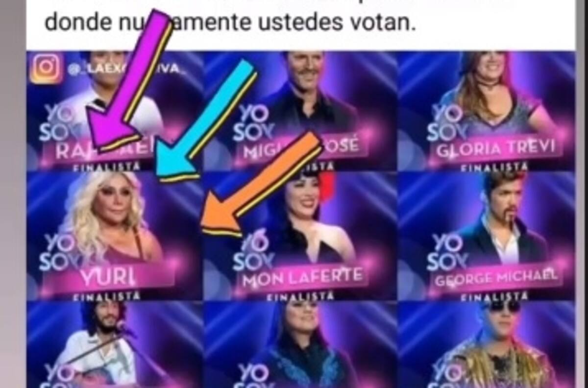 Yuri se la jugó por su imitadora y llamó a votar por ella en la final de "Yo Soy"