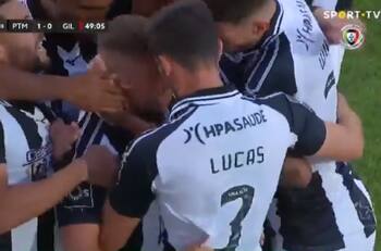 Con un golazo Portimonense logró una victoria de oro en el regreso del fútbol en Portugal
