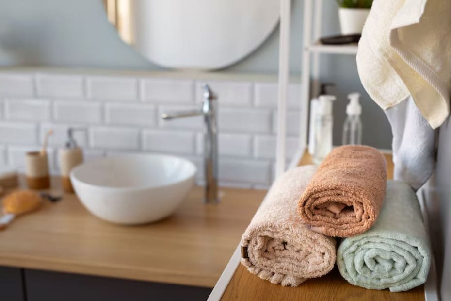 Así puedes eliminar el olor a humedad de las toallas de baño sin gastar demás.
Créditos: Freepik.