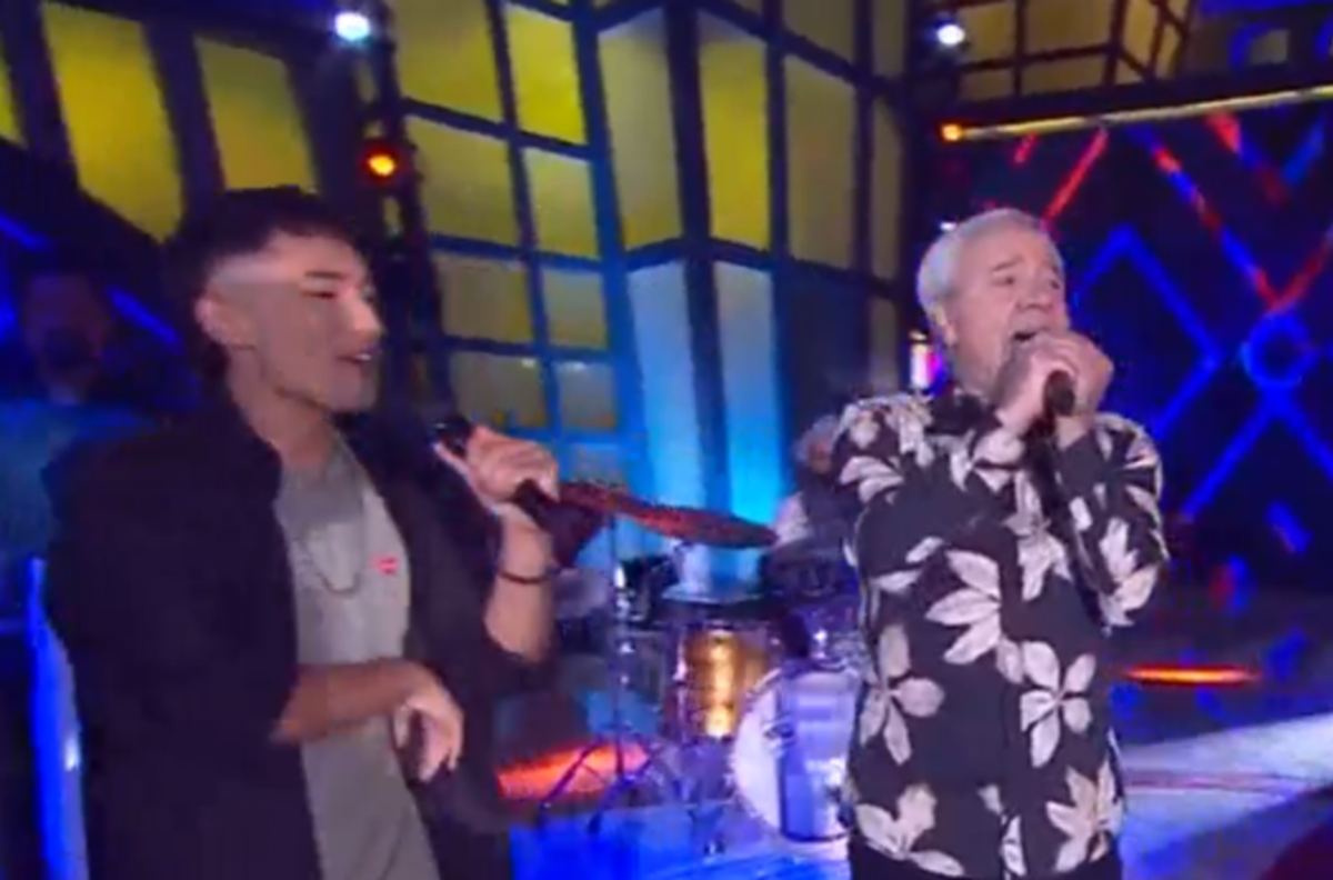 Pollo Fuentes sorprendió interpretando versión urbana de un clásico junto a Pablo Rojas y Forest