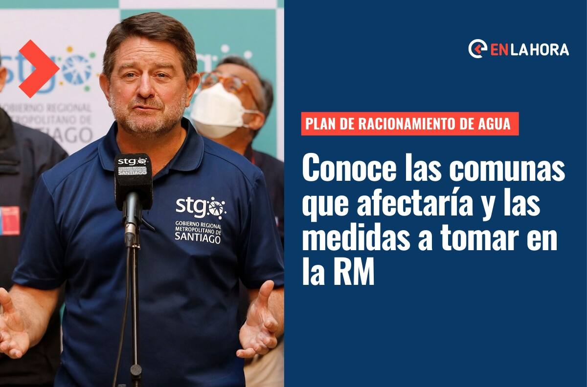 Plan de racionamiento de agua: Conoce las comunas que afectará y cada cuánto se cortará el agua