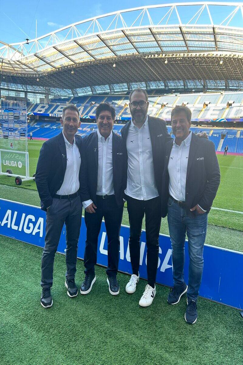 Iván Zamorano en el Santiago Bernabéu. Foto: X Carlos Martínez