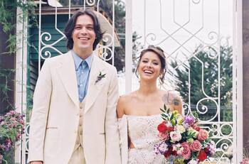 Hecho a mano por una artista chilena: El especial recuerdo que Denise Rosenthal y Camilo Zicavo les dieron a los asistentes a su matrimonio