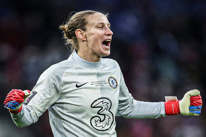 Ann-Katrin Berger, tricampeona con el Chelsea.