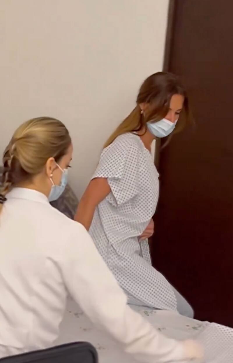 Gala Caldirola se sometió a una serie de exámenes.