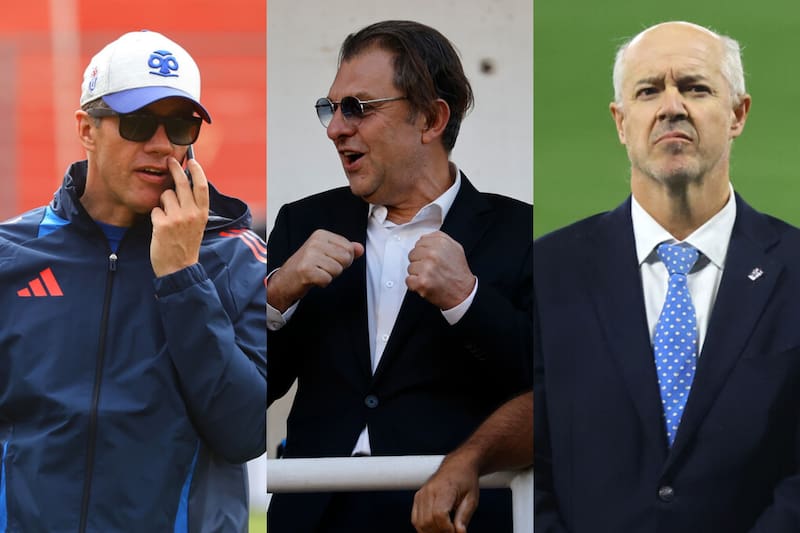 Presidentes de los clubes grandes de Chile. Fotos: Agencia Aton.