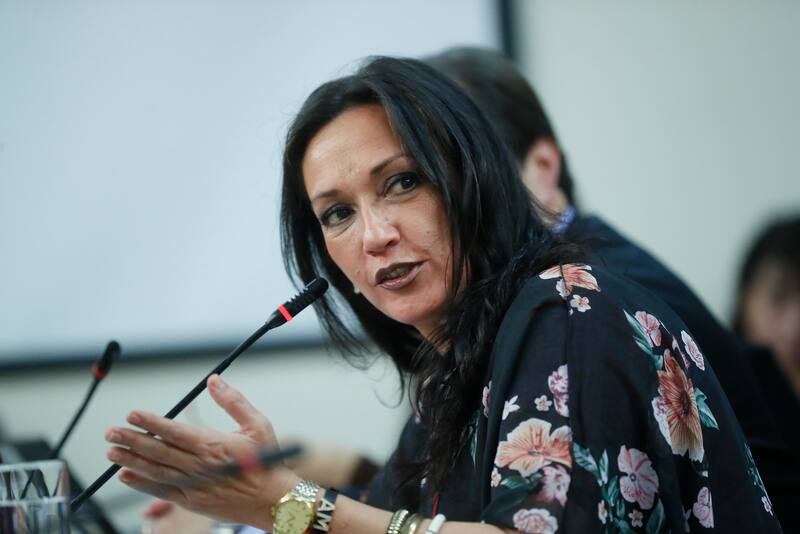 En una nueva edición de “Podemos Hablar”, la diputada Marisela Santibáñez habló de la batalla que vivió contra el cáncer infantil de su hija, el cual terminó con su vida. | Fotos: René Lescornez A.