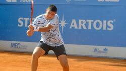 Tomás Barrios desaprovechó un punto de partido y cayó en los cuartos de final del Challenger de Temuco