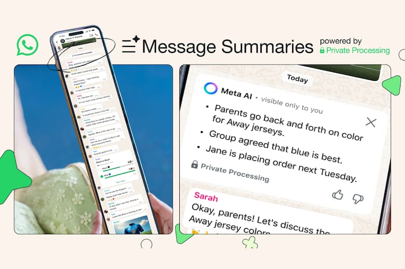 La nueva funcionalidad de WhatsApp permite ponerse al día en segundos con todos los mensajes de un chat. Foto: WABetaInfo.
