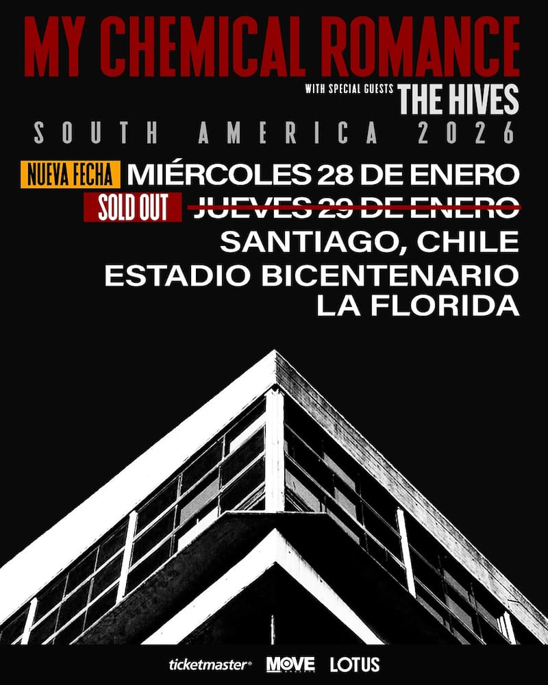 La banda emo tendrá se presentará en un segunco concierto en Chile.