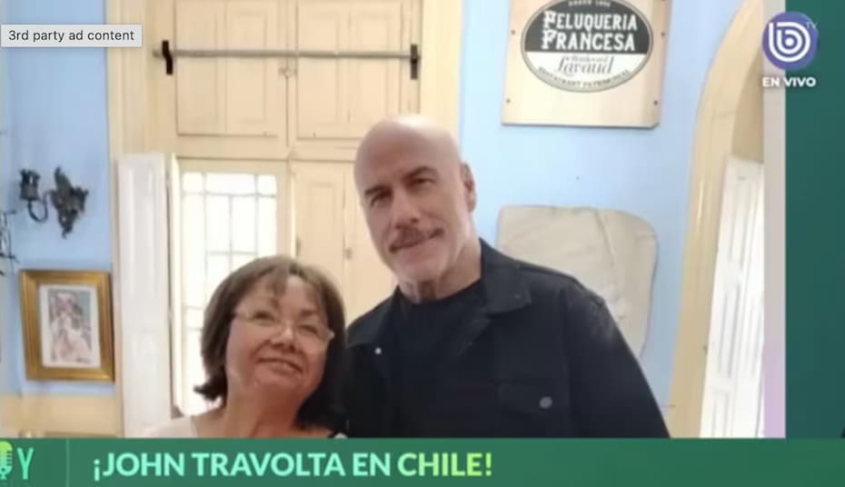 El actor visitó la Peluquería Francesa.