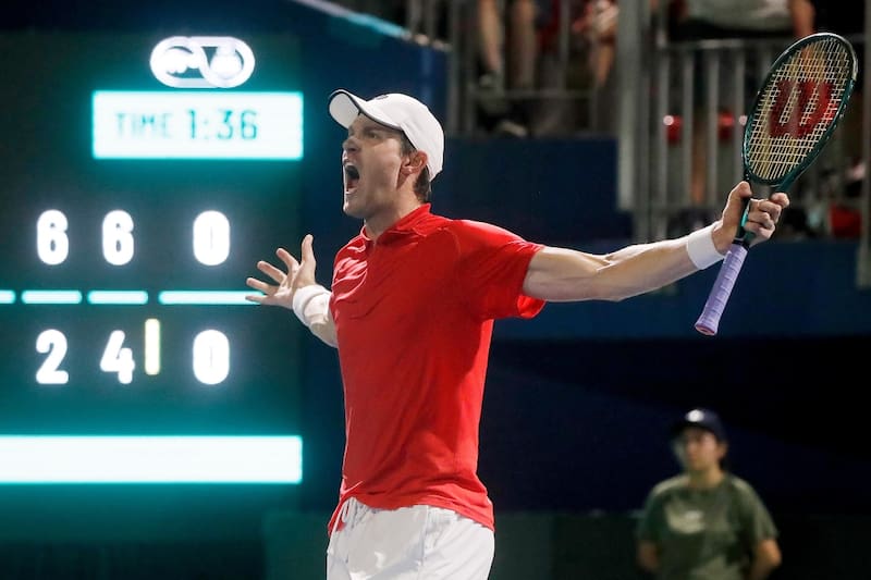 espera recuperar su nivel al representar a Chile en Copa Davis. Foto: Agencia Aton.