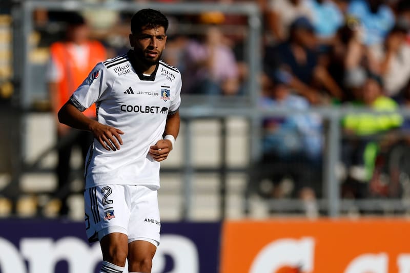 en el partido de Colo Colo contra O'Higgins en Rancagua.