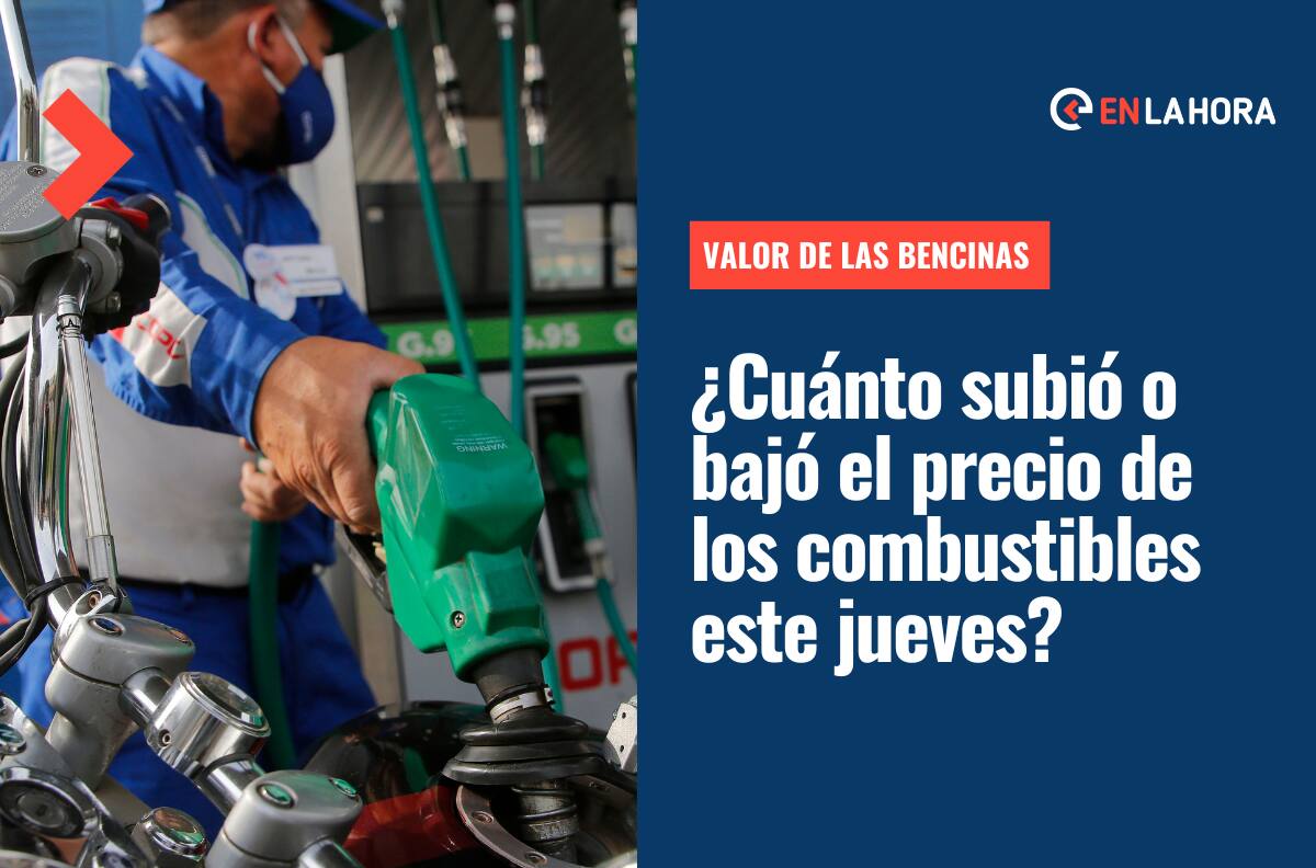 Precio de la bencina | ¿Cuánto subieron o bajaron los combustibles este jueves 20 de octubre?