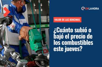 Precio de la bencina | ¿Cuánto subieron o bajaron los combustibles este jueves 20 de octubre?