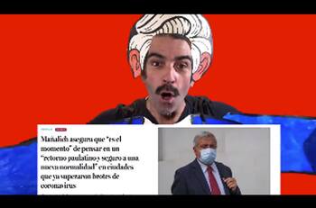 Jorge Alis se ríe de la salida de Mañalich al ritmo de Bad Bunny