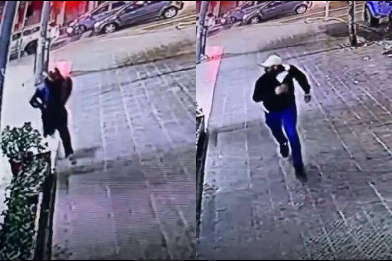 Serían al menos dos los sujetos involucrados. Captura Video.