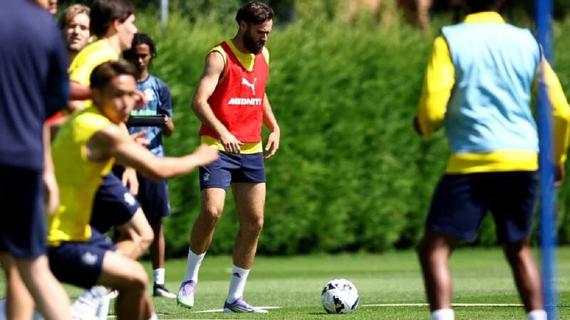 en la pretemporada de Southampton. Foto: @SouthamptonFC