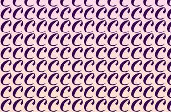 Test Visual: ¿Eres capaz de encontrar la letra distinta a la C oculta en la imagen en menos de 10 segundos?