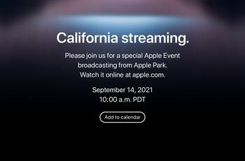 Apple reveló la fecha en la que presentará el iPhone 13