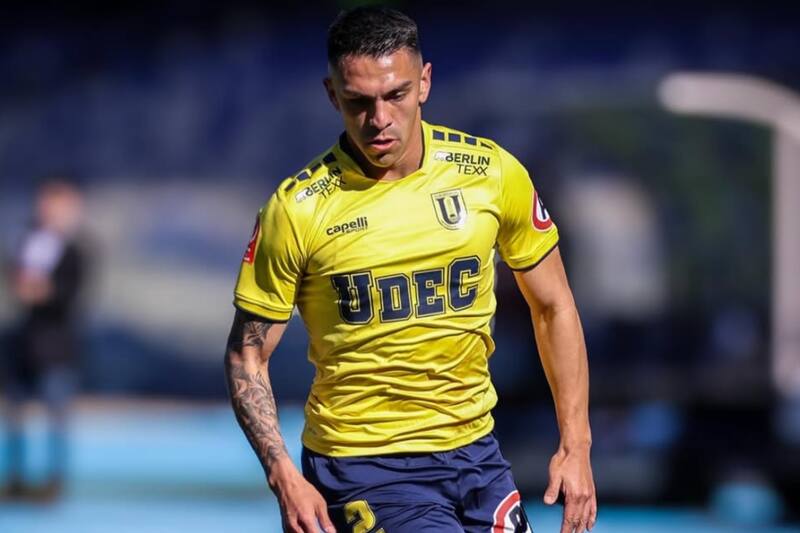 Javier Saldías en su paso por Universidad de Concepción.