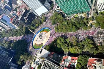 VIDEO | Impactante: Más de 200.000 personas marchan por la democracia en México