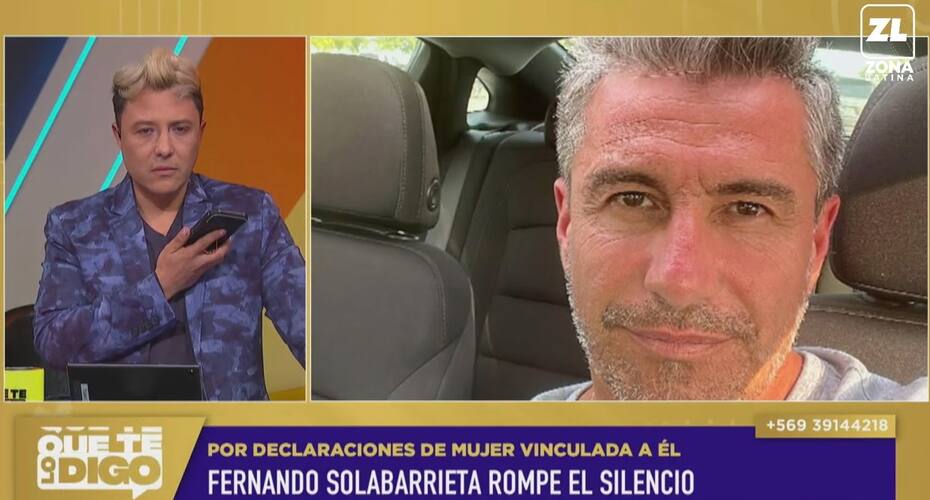 Fernando Solabarrieta contó su verdad en "Que te lo digo". Crédito: Pantallazo Zona Latina
