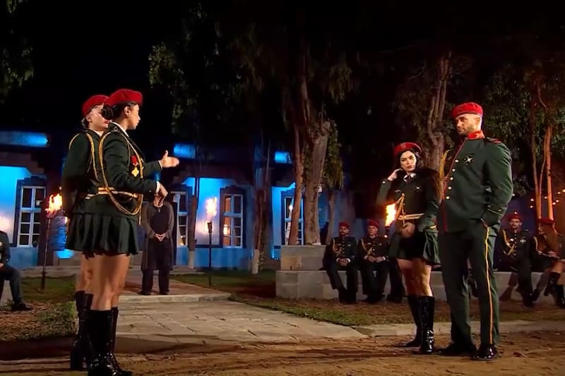 Fabio Agostini y Javiera Belén tuvieron un fuerte enfrentamiento en la Corte Marcial de este lunes.