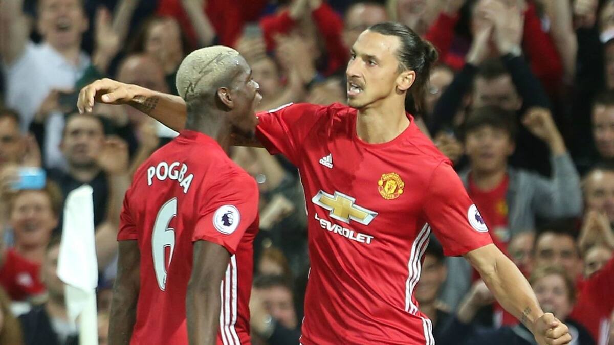 El divertido duelo entre Paul Pogba y Zlatan