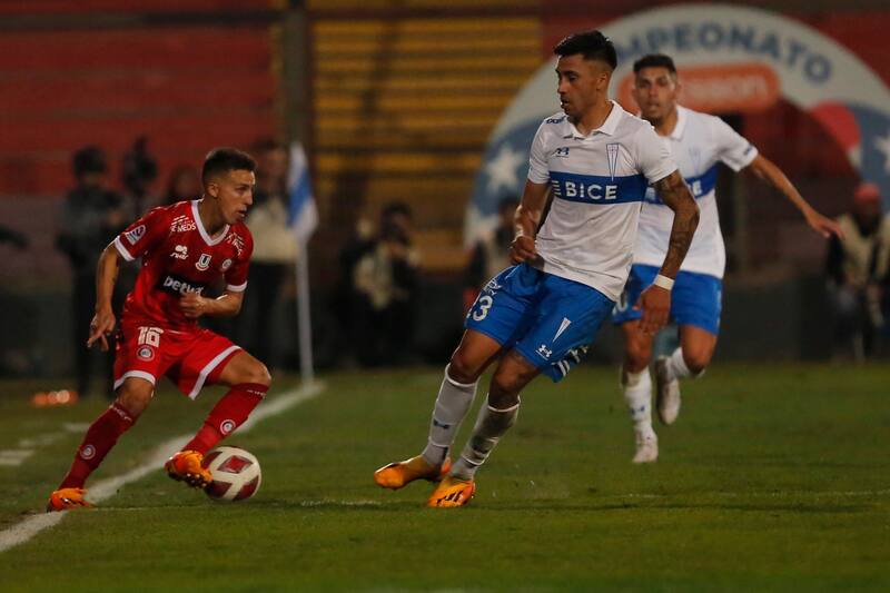 Diego Buonanotte cuando jugó contra la UC en Santa Laura. Foto: Agencia Aton.