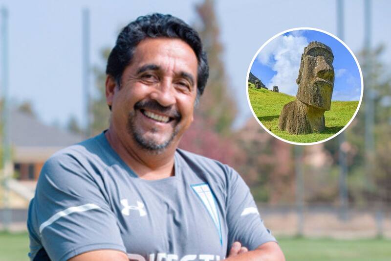 anduvo de visita en Rapa Nui.
