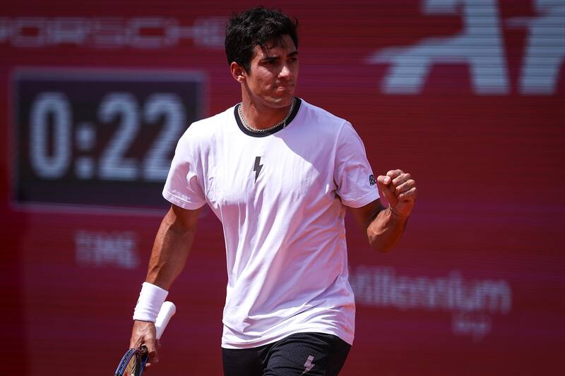 Cristian Garin en el ATP de Estoril. EFE