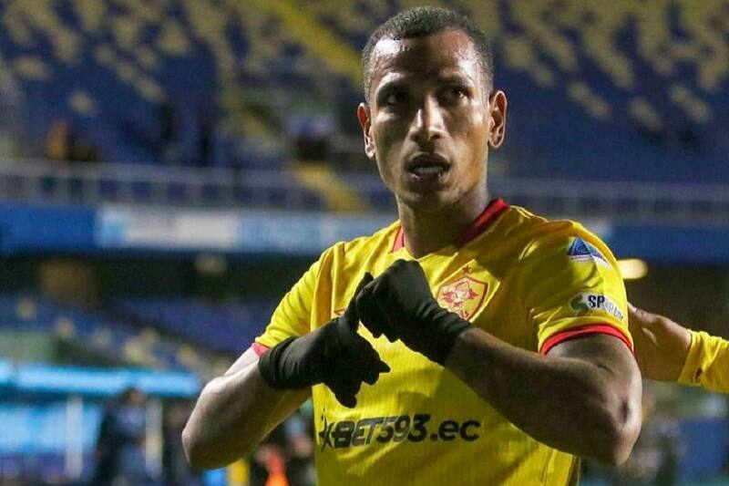 Rómulo Otero festejó ante Racing su tercer gol en la actual edición de la Copa Libertadores.