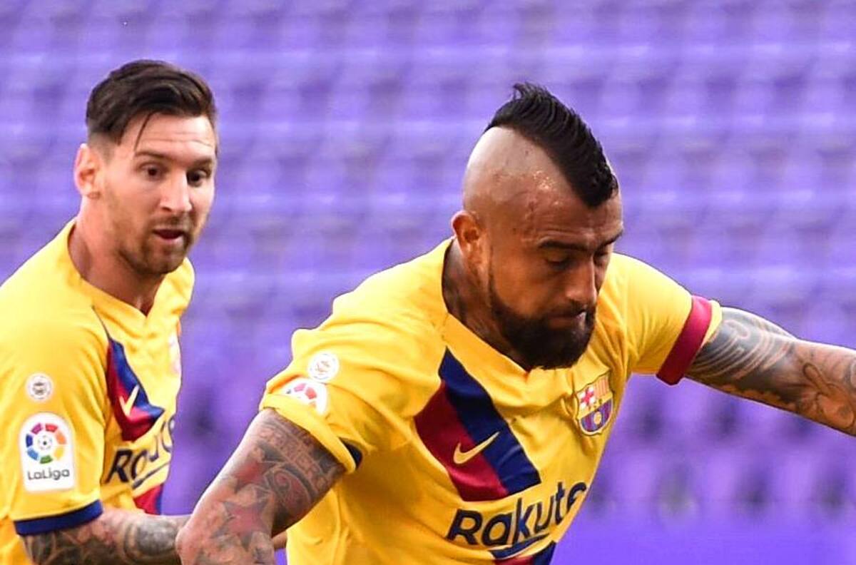Arturo Vidal fue portada en España tras su gran partido ante el Real Valladolid