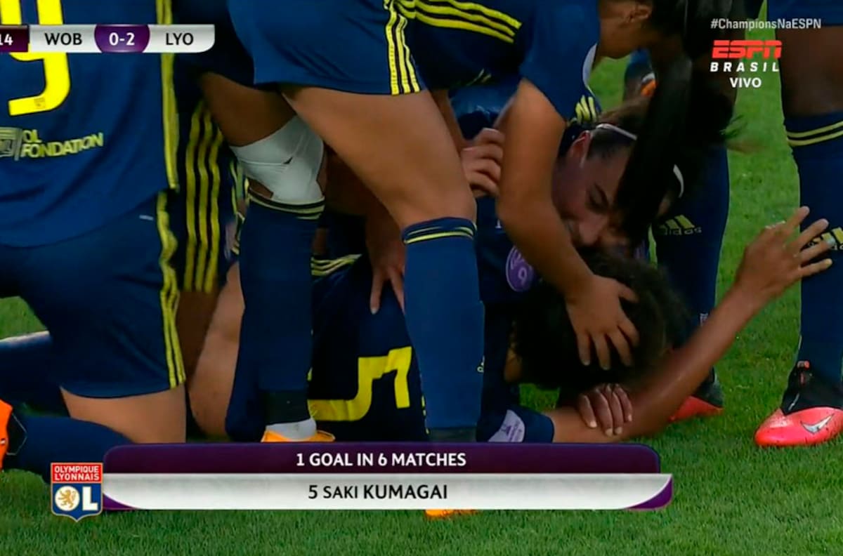 El tremendo golazo de Kumagai para poner el segundo del Lyon
