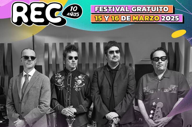 La banda penquista se presentará este 15 de marzo en el Festival REC 2025.