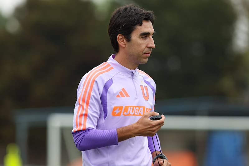 Francisco Meneghini, en la pretemporda de los azules. Foto: Prensa UCH.