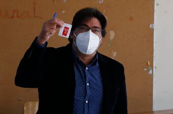 La esperanza de Daniel Jadue tras votar en las primarias: "Será un día maravilloso"