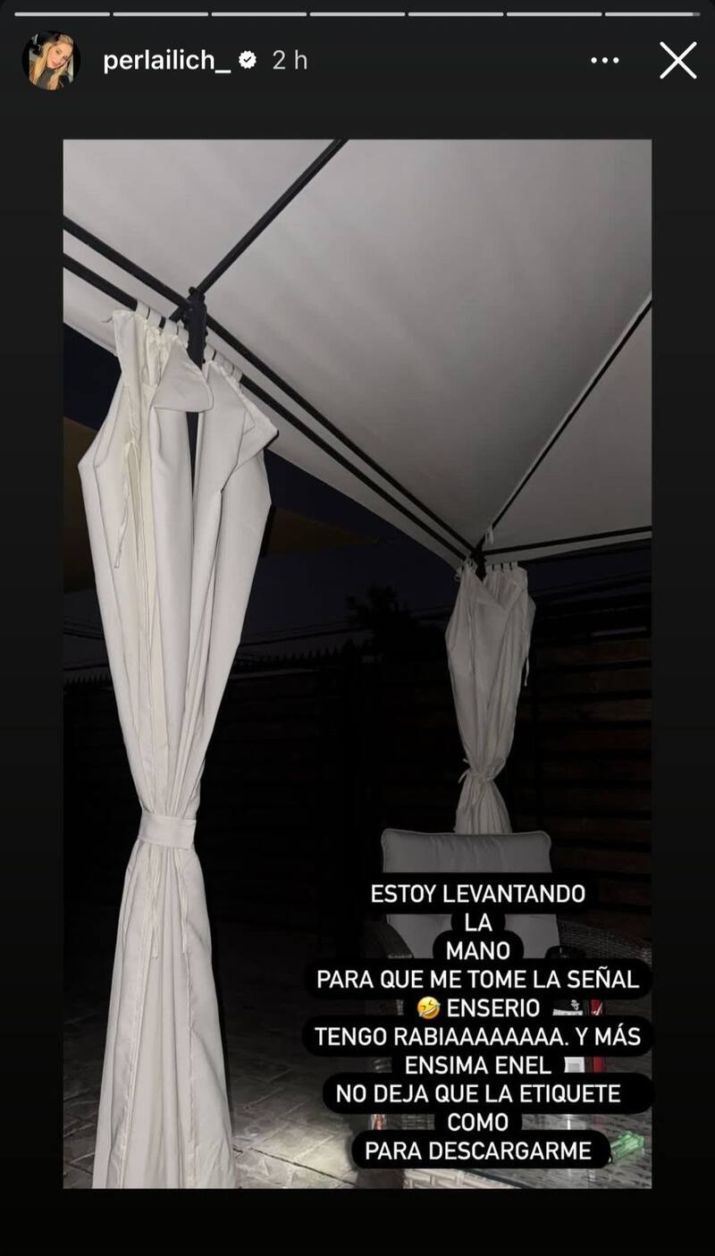 La icónica personalidad de televisión compartió angustiante mensaje tras corte masivo de luz.