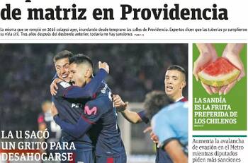 Agónica victoria de la U ante Iquique acaparó principales portadas deportivas