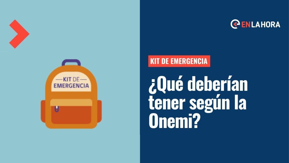 Kit de Emergencia: ¿Qué provisiones debes tener en tu hogar ante alguna eventualidad según la Onemi?