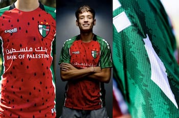 ¡Un símbolo especial! La nueva camiseta que presentó Palestino en representación de todo un pueblo
