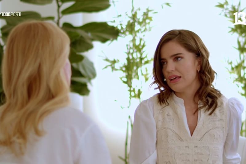 Millaray Viera en el programa de Canal 13 "Todo por ti".