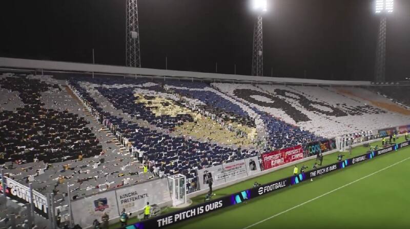 Así luce el estadio Monumental en el eFootball 2024.