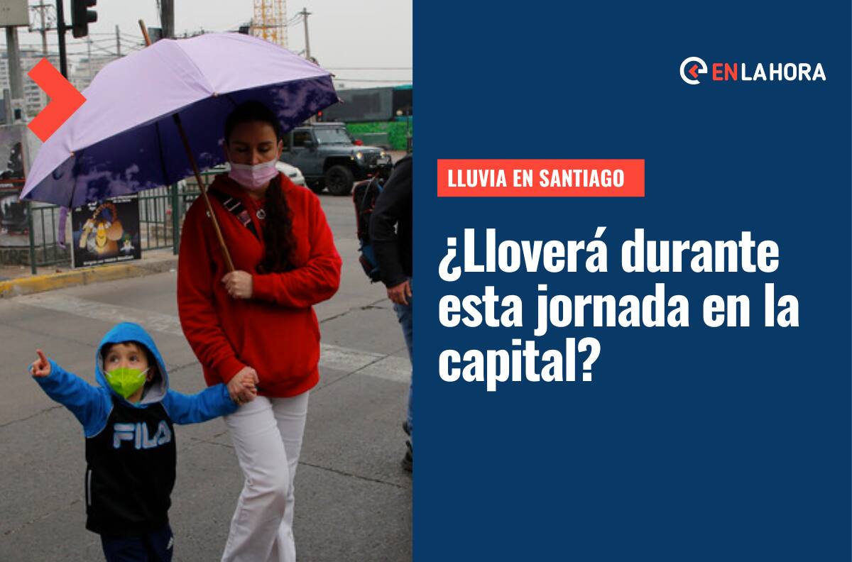 Lluvia en Santiago | Revisa si lloverá este sábado 3 de septiembre en la Región Metropolitana