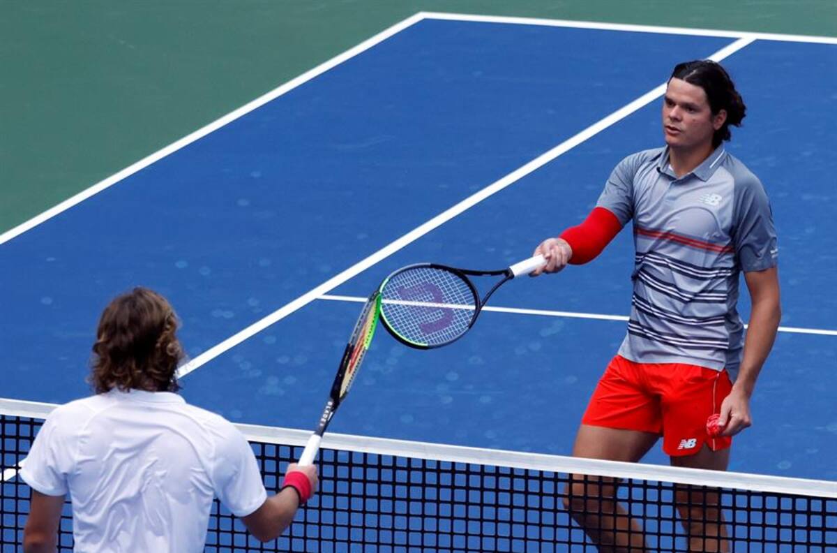 Sorpresa en Cincinnati: Tsitsipas cayó en semifinal ante Milos Raonic