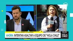 Periodista de La Red denuncia que intentaron asaltarlos en Plaza Baquedano